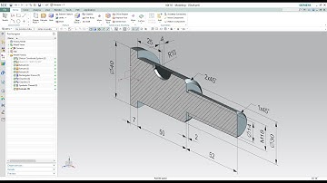 Siemens PLM NX - Jig Assembly Part#2 (Shaft)