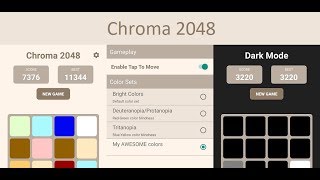 Chroma 2048 screenshot 4