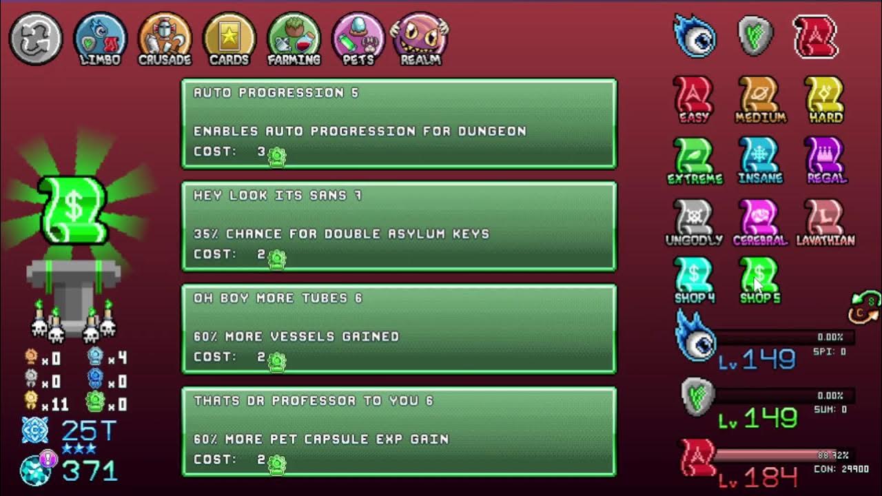 Idle Skilling 9000+ Trillion AP and ascention challanges YouTube