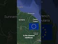 How france borders brazil #knowledge #facts