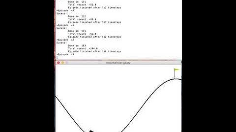 Neuroevolution+Self-learning solves OpenAI gym MountainCar