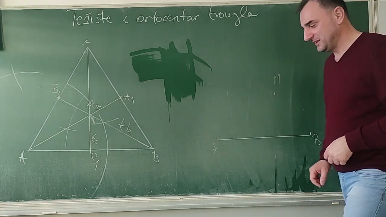 težiste i ortocentar trougla