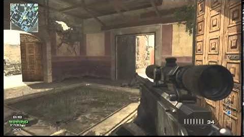 14-2 TDM MW3 Erosion gameplay 2v2(made them forefeit) 12 kill streak