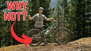 Hard trails on a hardtail...