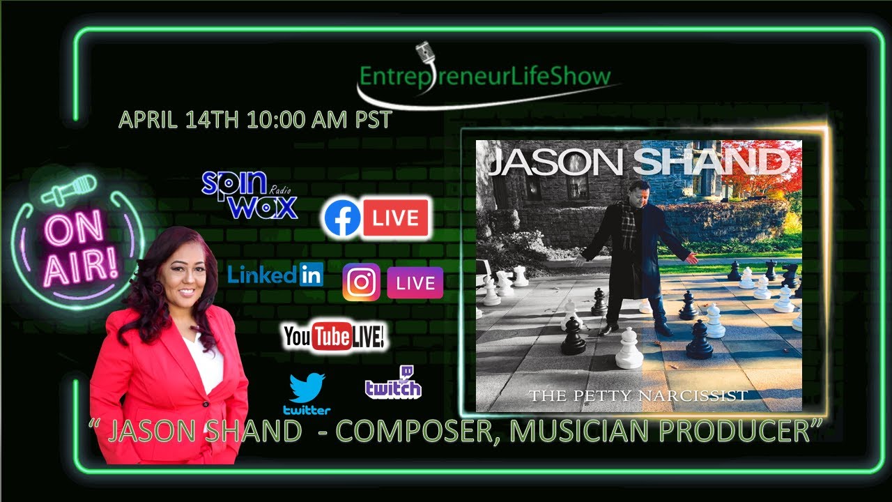 JASON SHAND  RELEASED “THE PETTY NARCISSIST” WORLDWIDE  ON JANUARY 21, 2022