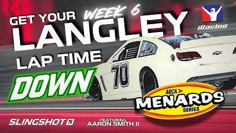 ARCA Car Fastest Lap Guide | Langley Speedway| iRacing Week 6 Officials Tutorial/Driver Coaching