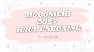 Hobonichi Techo 2027 haul unboxing | Planners, stationery, and more!