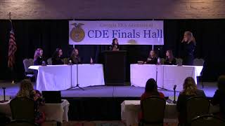 Conduct of Chapter Meetings LDE: Georgia FFA State Finals 2018
