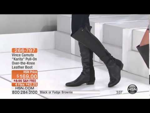 hsn leather boots