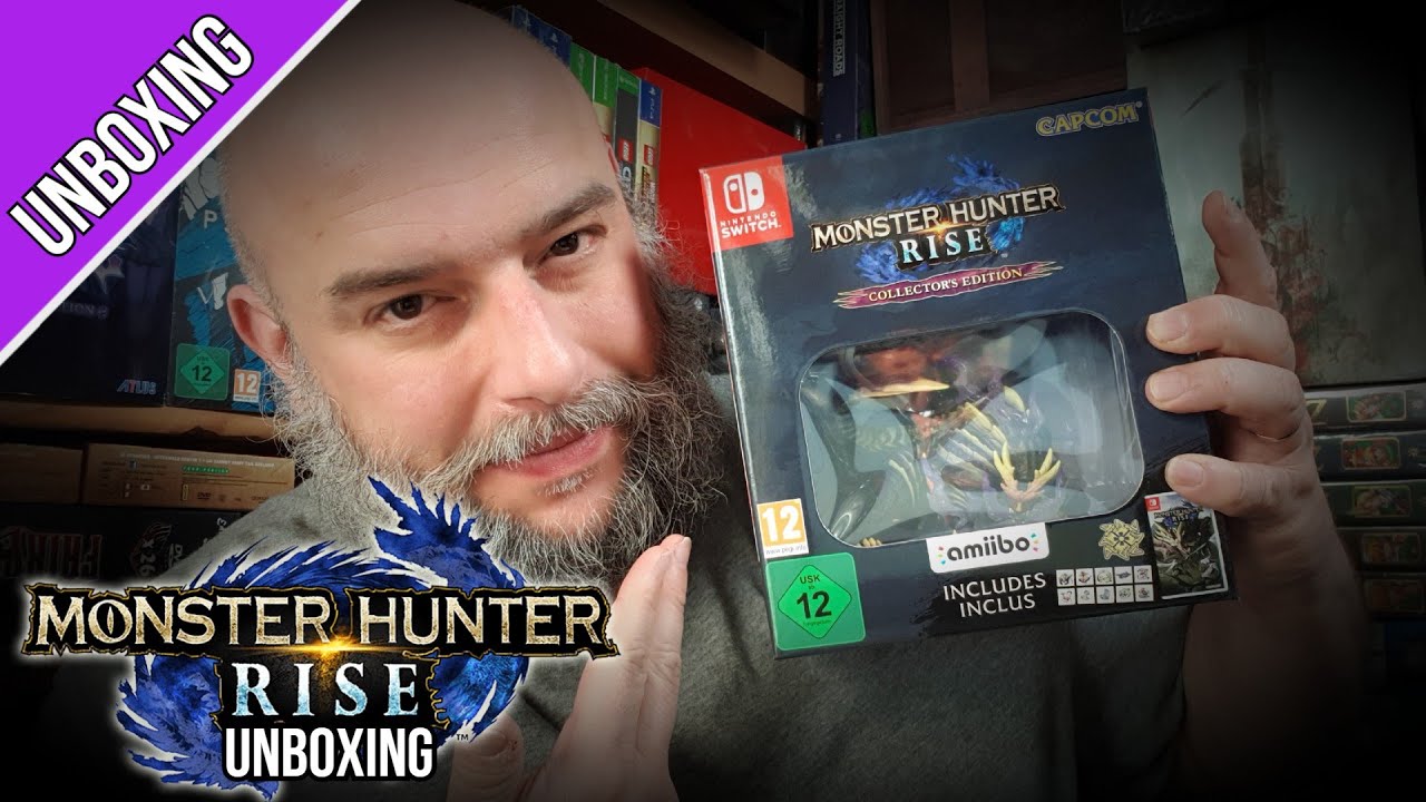 UNBOXING - MONSTER HUNTER RISE - COLLECTOR SWITCH