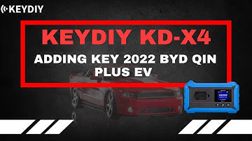How to use KEYDIY KD-X4 Adding a New Key 2022 BYD Qin Plus EV
