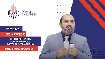 PGC Lectures-Inter Part 1-Fedreal Board-Computer-Chapter 5-TCP/ IP Protocol, Ports of applications