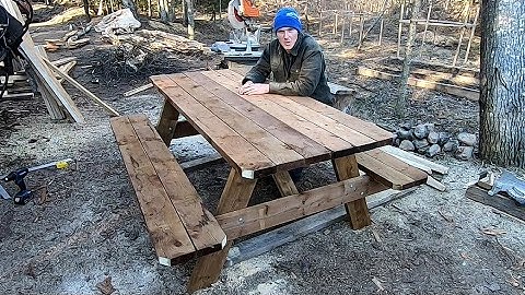 How to build a picnic table in 30mins or less