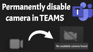 Disable or turn off camera permanently in Microsoft teams | how to disable camera in teams screenshot 3