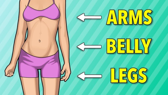 3 IN 1: BELLY + LEGS + ARMS EXERCISES AT HOME 