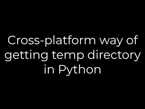 Python :Cross-platform way