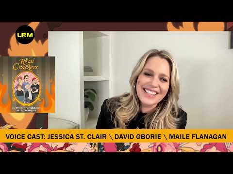 Jessica St. Clair, David Gborie, & Maile Flanagan Interview for Adult Swim's Royal Crackers