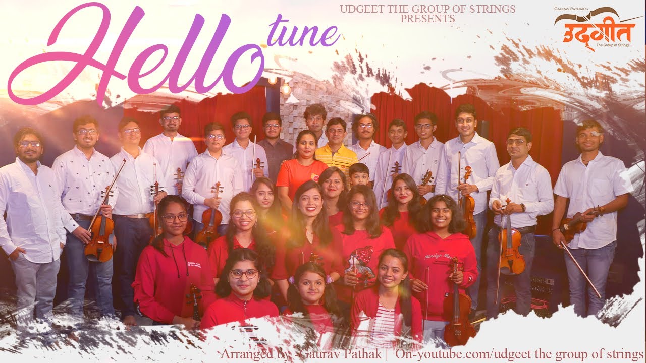 Hello Tune Taqdeer  Gaurav Pathak  Udgeet  The group of strings  Group Violin Cover