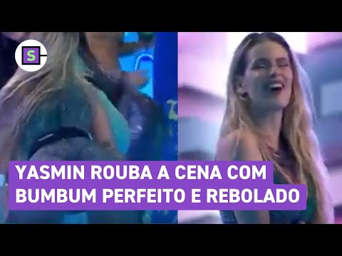 BBB 24: Yasmin Brunet rouba a cena em festa com bumbum perfeito e rebolado