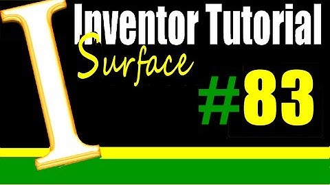 83 AutoDesk Inventor Surface Tutorial: Replace Face