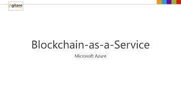 CloudTalk Tech Talk Series - Microsoft Blockchain-as-a-Service