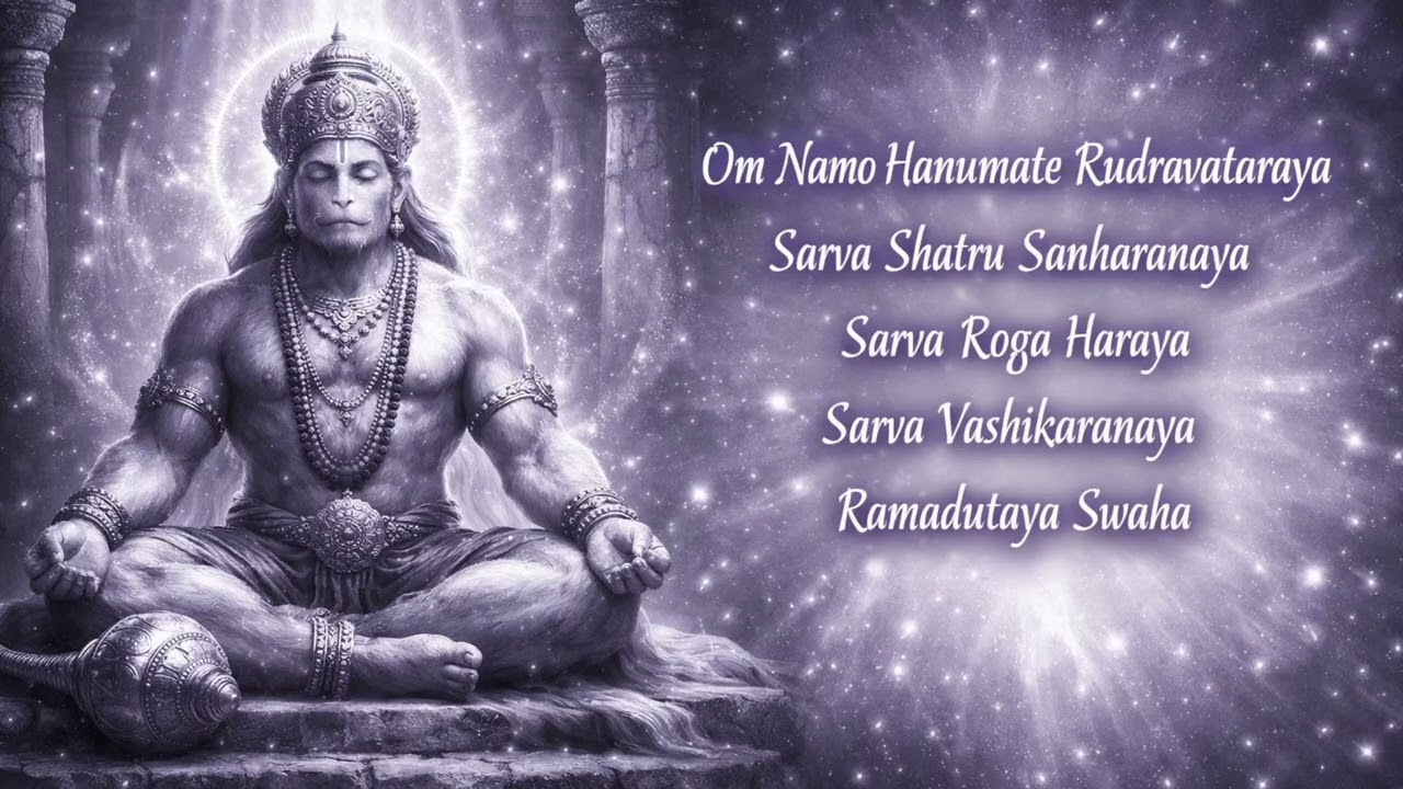 Hanumante Rudravataraya mantra 💫