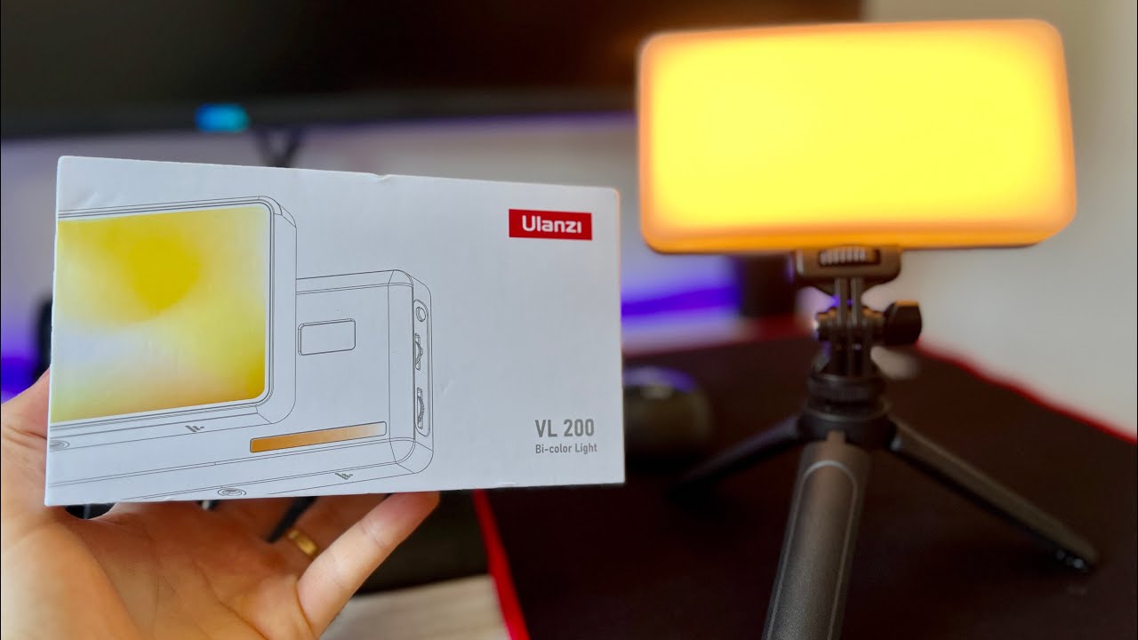 Luz LED Ulanzi VL200 - Luz para vídeos - YouTube