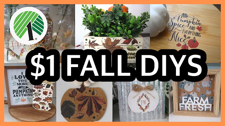 12 MUST SEE DOLLAR TREE FALL HACKS | FALL DIYS USING RUB ON TRANSFERS | DIY FALL DECOR