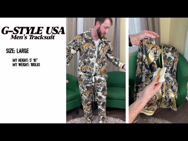 G-Style USA Accented Velour Track Suit