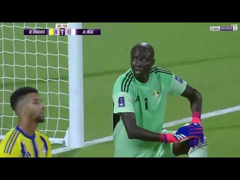 ملخص مباراة الهلال والغرافة 1 2 دوري ابطال اسيا للنخبة