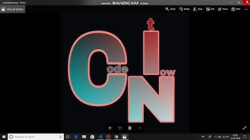 create your channel logo with python. Text with gradient color using python.