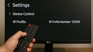 How To Find The IR Profile Number Of Your TV