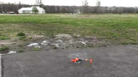 trex 450 flip, roll, loop