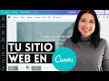 Cómo crear una página web GRATIS y FÁCIL en Canva (Tutorial paso a paso 2021)