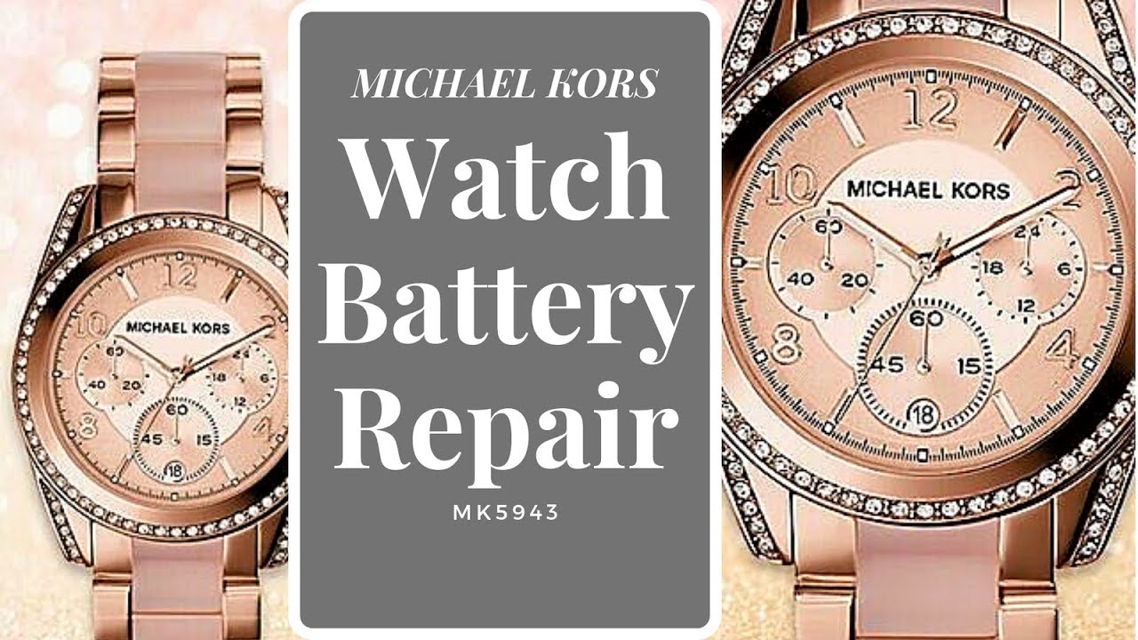 what size battery does a michael kors watch take