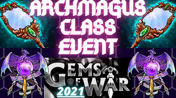 Archmagus Class Event Teams | Gems of War Guide 2021 | NO MYTHIC NO legendary NO DB Top 5 Class