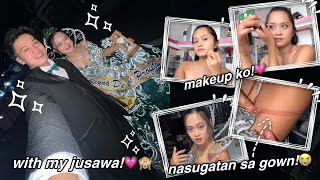 Did My Own Makeup For Santacruzan 2023 + NASUGATAN SA GOWN! | Sai Datinguinoo