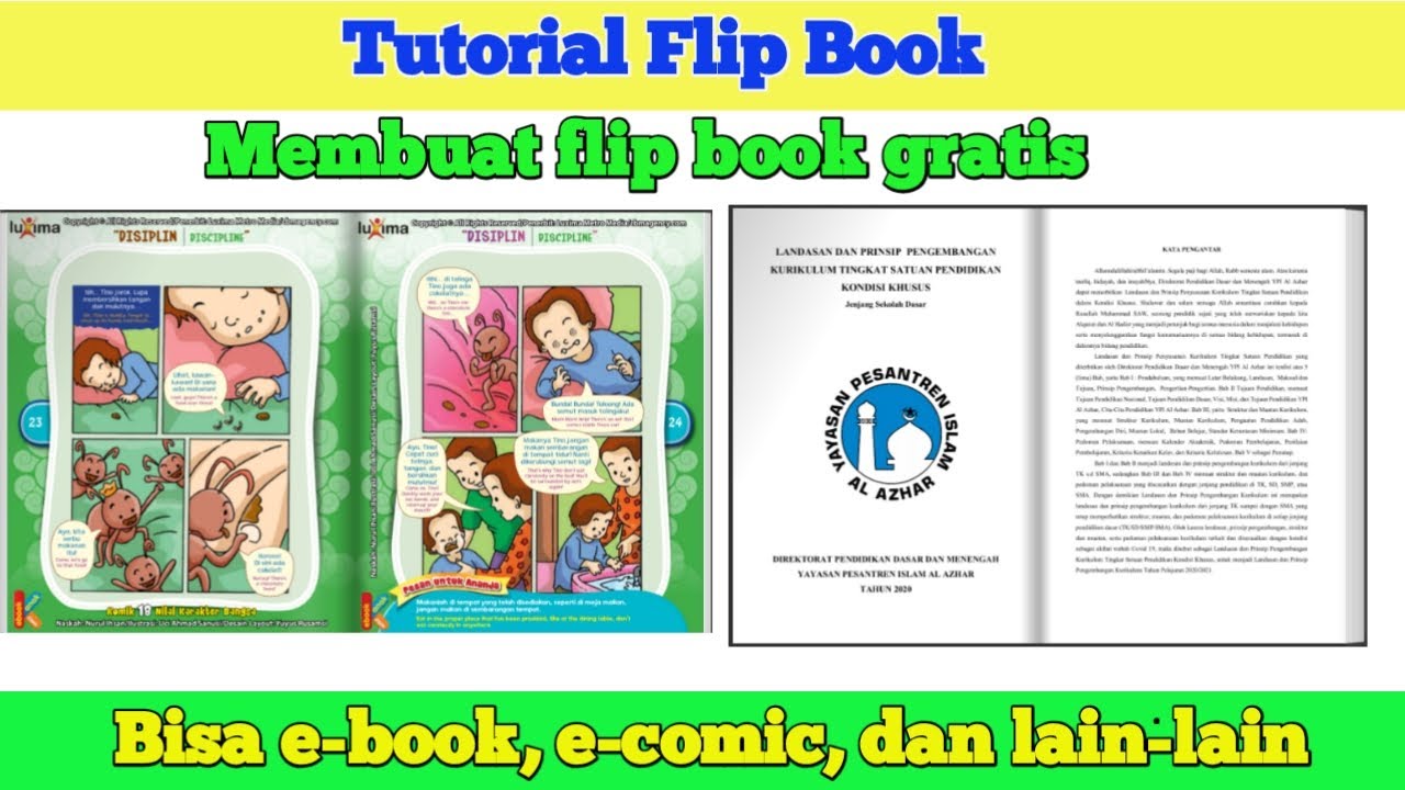 Update Cara membuat flipbook gratis, bisa e-book, e-comic, dll