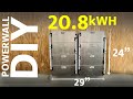 100kwh diy powerwall  best yet