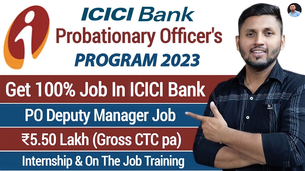 ICICI Bank PO Recruitment 2023 | ICICI Bank Manipal Probationary ...