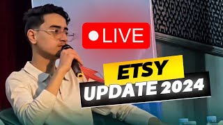etsy update 2024 /  etsy brahim live Q&A!!! / etsy force media