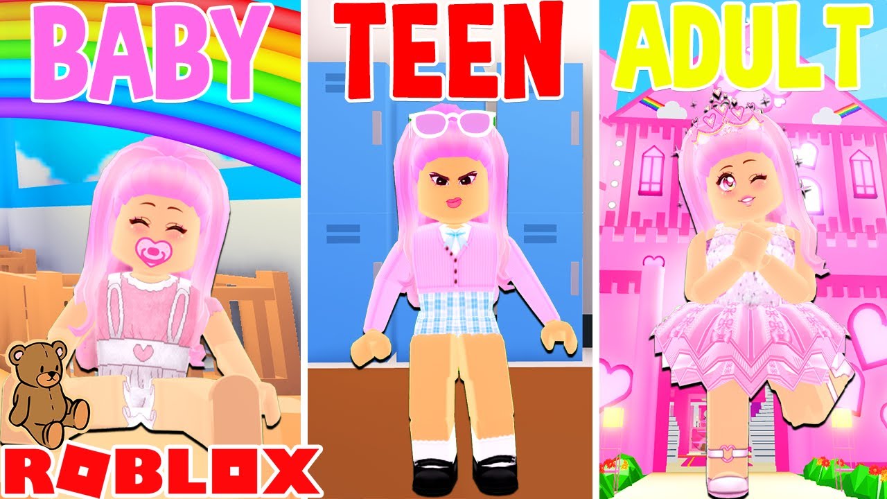 Growing Up In Adopt Me A Roblox Story Youtube