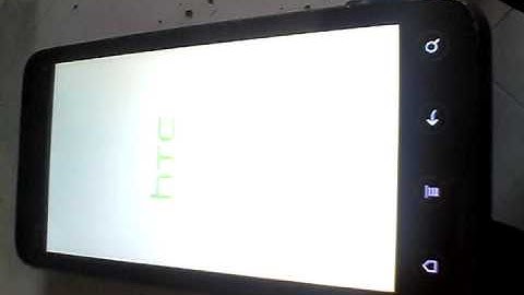 HTC EVO 3D startup screen locked