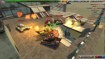 Tanki Online - Battle 3 In "Noise" - CTF (Capture The Flag) 8 VS 8 - 1 Hour Battle!