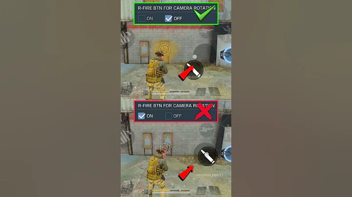 ✅ Best R-Fire BTN Camera Rotation Setting in CODM BR 🔥💯 Codmobile Tips and Tricks #shorts #codmbr