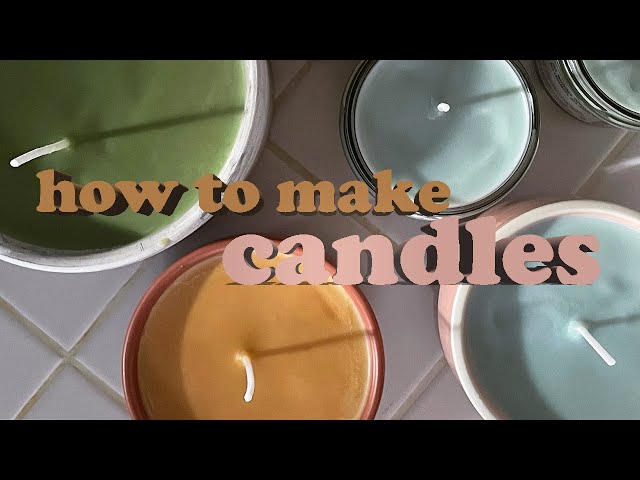 How to Make New Candles from Old Candles – Go Gingham