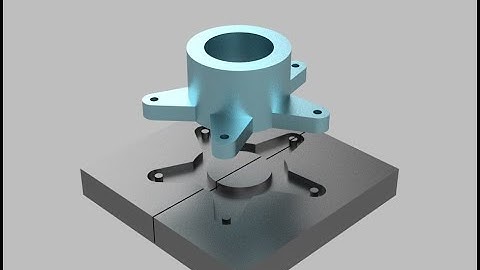 How to use the combined feature in design spark mechanical to create a fixture like part