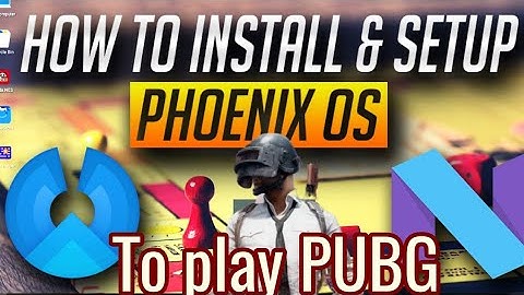 Play pubg on low end pc || how to install phoenix os to play pubg mobile || no lag , no white screen