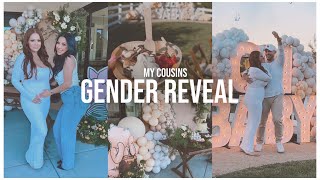 surprising my cousin with the most beautiful gender reveal ❤ *so emotional*