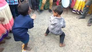 Kids Teenmaar dance to dappu music